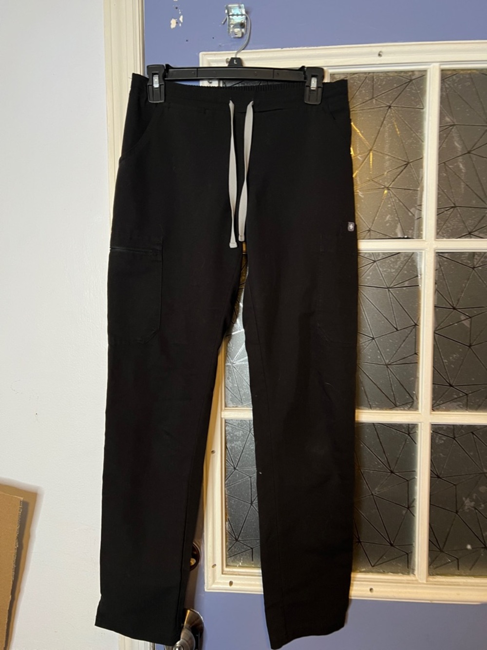 Figs scrub pants size xs Black Drawstring Cargo Jogger Pants